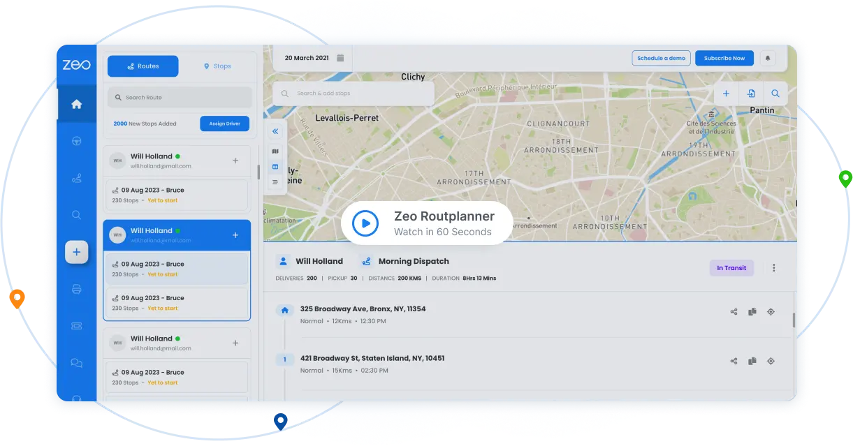 Zeo Route Planner, #1 Rated for Productivity, Time